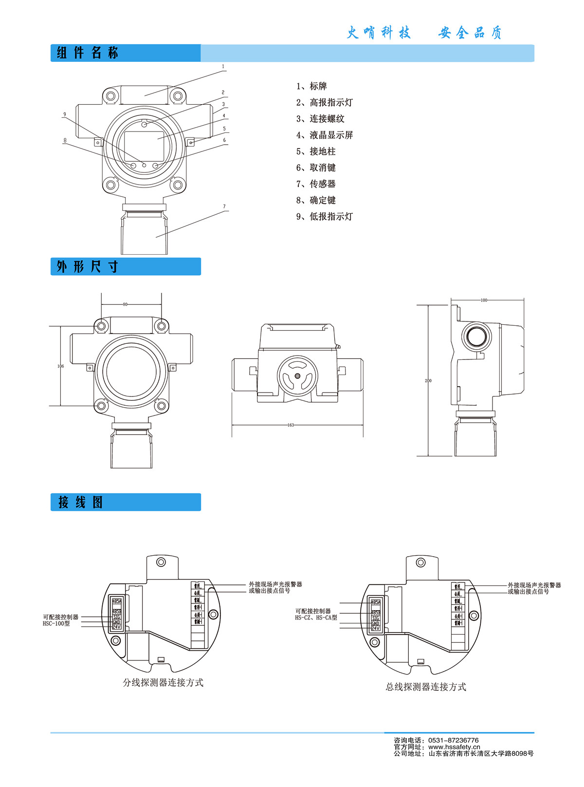 HS-GS氣體探測器