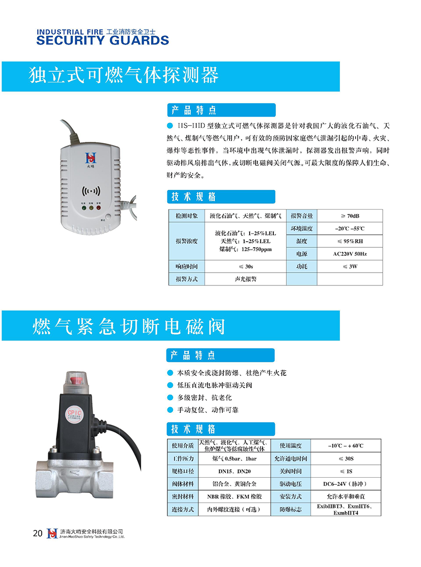 獨立式可燃氣體探測器